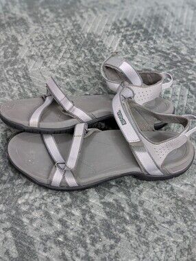 Teva Verra Sandal Women’s US 7 Outdoor Athletic Water Hiking Trail Shoe Gray